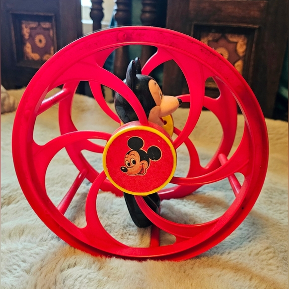VINTAGE 1960'S MICKEY MOUSE ROLLING BABY TOY - Picture 3 of 4